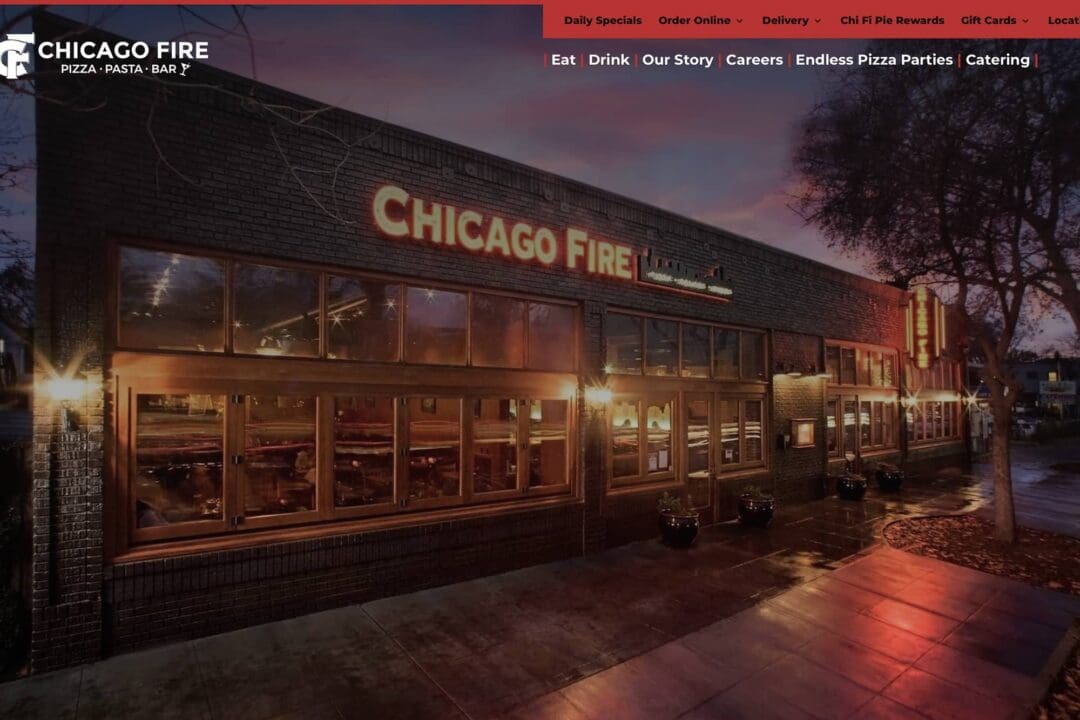 Chicago Fire: Website (Mercenary Creative Group)