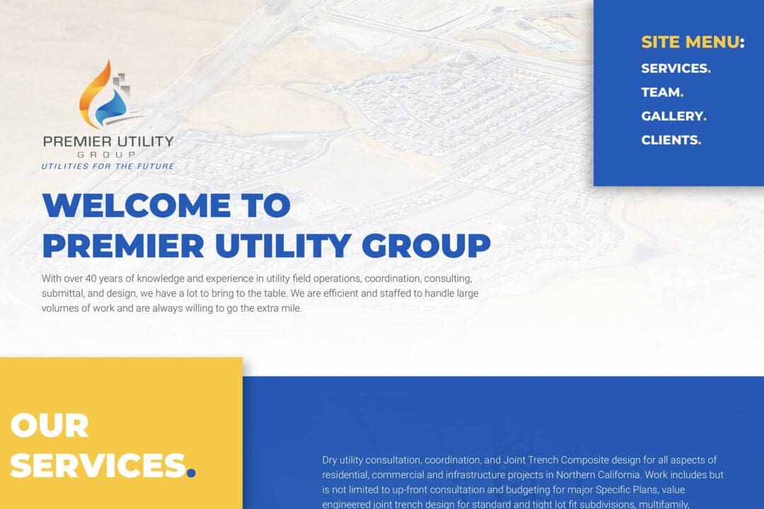 Premier Utility Group: Website (Mercenary Creative Group)